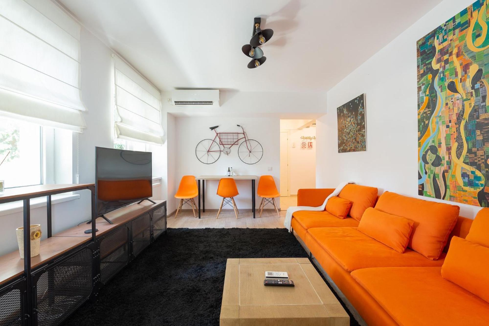City Center-Cozy One Bedroom Apartment Bukarest Exterior foto